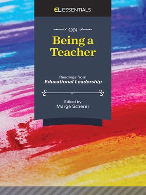 cover image of On Being a Teacher